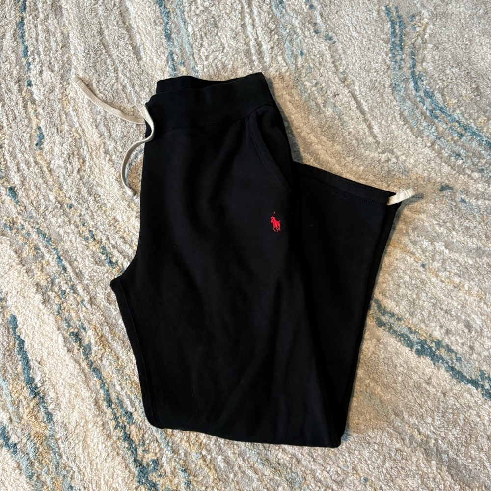 Polo by Ralph Lauren Black Sweatpants Classic Style
